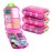 4PS Travel Pill Organizer with 164 Slice Labels10 Compartments Travel Pill Box Portable Folding Small Pill Case Daily Pill Container Used for Carry Storage Medicine Organizer by M MUchengbao (Pink)