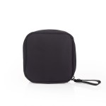 Hekyip Mini Cosmetic Bag, Travel Makeup Pouch, Portable Waterproof Cosmetic Pouch for Girls Women, Mini (Mini All Black)