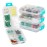 4PS Travel Pill Organizer with 164 Slice Labels10 Compartments Travel Pill Box Portable Folding Small Pill Case Daily Pill Container Used for Carry Storage Medicine Organizer by M MUchengbao (White)