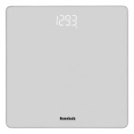 Homebuds Digital Bathroom Scale for Body Weight, Weighing Professional Since 2001, Crystal Clear LED and Step-on, Batteries Included, 400lb/182kg, Silver