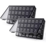 Lifewit Monthly Pill Organizer, 28 Day Pill Box, 4 Weeks One Month Pill Cases, Large Compartments Medicine Organizer for Vitamins, Fish Oils, Supplements, 2 Pack