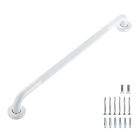 Grab Bars for Shower, 1 Pack 24-Inch Anti Slip Shower Handles for Elderly, Safety Shower Grab Bar, Stainless Steel Handicap Grab Bars for Bathroom (White 1 Diameter)