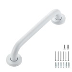 Grab Bars for Shower, 1 Pack 12-Inch Anti Slip Shower Handles for Elderly, Safety Shower Grab Bar, Stainless Steel Handicap Grab Bars for Bathroom (White 1 Diameter)