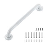 Grab Bars for Shower, 2 Pack 16-Inch Anti Slip Shower Handles for Elderly, Safety Shower Grab Bar, Stainless Steel Handicap Grab Bars for Bathroom (White 1 Diameter)