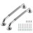 Grab Bars for Shower, 2 Pack 16-Inch Anti Slip Shower Handles for Elderly, Safety Shower Grab Bar, Stainless Steel Handicap Grab Bars for Bathroom (Polished Nickel 1 Diameter)