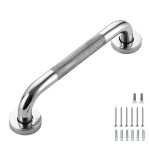 Grab Bars for Shower, 2 Pack 12-Inch Anti Slip Shower Handles for Elderly, Safety Shower Grab Bar, Stainless Steel Handicap Grab Bars for Bathroom (Polished Nickel 1 Diameter)