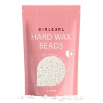 GIRLEARLE 1lb Wax Beads for Hair Removal - Unscented Hard Wax Beads Refill for Professional Full Body Waxing - Ideal for Facial, Brazilian Bikini, Legs, and Underarms at Home for Women and Men (White)