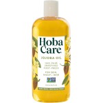 HobaCare Pure Jojoba Oil for Skin Care, Hair, Beard, Scalp Massage - 100% Unrefined Carrier Oil for Diluting Essential Oils - Natural, Hexane Free, Cruelty-Free, Long Shelf Life (16 oz)