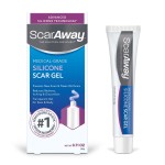 ScarAway Silicone Scar Gel, Helps Improve Size, Color & Texture of Hypertrophic & Keloid Scars from Injury, Burns & Surgery, Water Resistant, 20g (0.7 Oz)