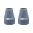 Kotiorname Cane Tips 7/8 Inch Heavy Duty Rubber Cane Tips Replacement 2 Pack, Gray