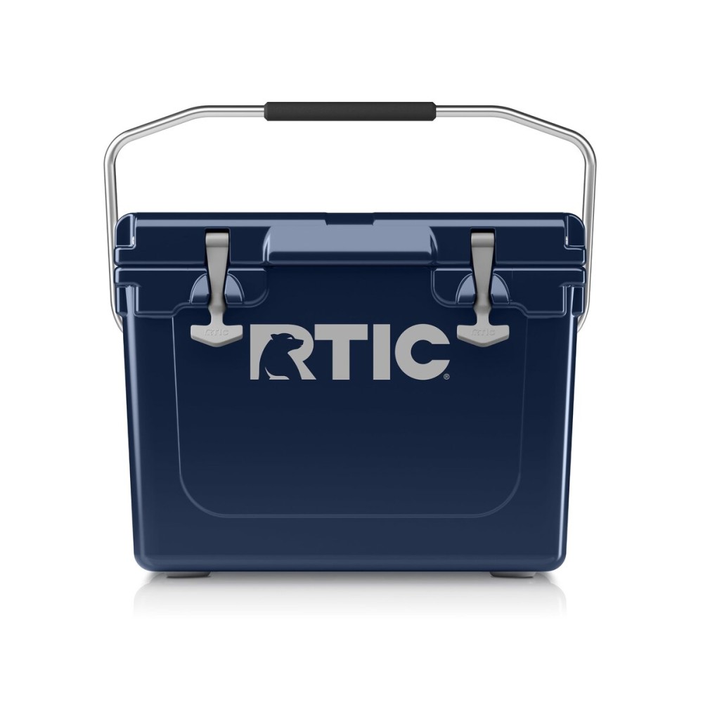 RTIC 20 QT Ultra-Tough Cooler Hard Insulated Portable Ice Chest Box for Beach, Drink, Beverage, Camping, Picnic, Fishing, Boat, Barbecue, Navy