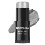 BOBISUKA Light Grey Face Body Paint Stick, Gray Contour Face Paints Sticks, Grayscale Makeup Painting Kit for Halloween Homestuck Raven Cosplay Special Effects Costume SFX Parties Stage