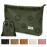 WLLWOO Makeup Bag-2pcs Smile Face Corduroy Cosmetic Bag Zipper Interior Waterproof Pencil Case Coin Purse Travel Toiletry Small Makeup Pouch For Women