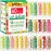 DMSKY 60 Pack Lip Balm, Natural Lip Balm Bulk, Moisturizing Lip Balms with Vitamin E and Coconut Oilfor Chapped Lips-12 Flavors