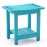 LUE BONA HDPS Shower Bench Seat, Sky Blue Shower Benches for Inside Shower with Shelf, Waterproof Shower Chair Foot Stool for Spa Bathroom, Weather Resistant/Non-Slip/Handles/Indoor or Outdoor Use