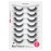 Happy Heartbeat 3D Clear Band Lashes 14mm Natural Soft Faux Mink Lashes C/D Curl Cat Eye Wispy Fake Eyelashes Short Cross Reusable False EyeLashes 7 Pairs (No.200)