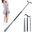 35 Long Dressing Stick with Shoe Horn with Sock Removal Tool, Adjustable Extended Dressing Aids for Shoes, Socks, Shirts and Pants Grey and Black