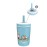 Zak Designs Bluey Kelso Toddler Cups For Travel or At Home, 12oz Vacuum Insulated Stainless Steel Sippy Cup With Leak-Proof Design is Perfect For Kids (Bluey, Bingo, Grandad Mort)