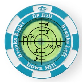 Prodigora SlopeMaster ProGreen Reader - Golf Ball Marker with High Precision Green Reading Aid Golf Accessories for Men Women (Blue)