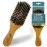 Titan Club Wave Brush for Men - 100% Natural Boar Bristles, Durable Wooden Handle, Smoothing Brush for All Hair Types, Restores Shine and Waves