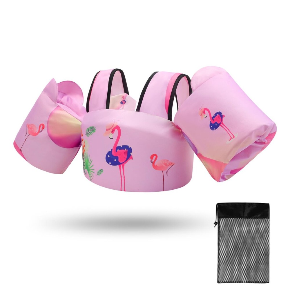 Coast Guard Approved UL Toddler Floaties for Age 2/3/4/5/6 Years OldDouble Crossed Strap Kids Swim Vest for 22-66 lbs Kids Swim Training Learning