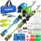 ODDSPRO Kids Fishing Pole - Kids Fishing Starter Kit - with Tackle Box, Reel, Practice Plug, Beginner\'s Guide and Travel Bag for Boys, Girls (2 Pack (Blue+Green), 1.5M 4.92Ft)