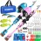 ODDSPRO Kids Fishing Pole - Kids Fishing Starter Kit - with Tackle Box, Reel, Practice Plug, Beginner\'s Guide and Travel Bag for Boys, Girls (2 Pack (Blue+Light Pink), 1.5M 4.92Ft)