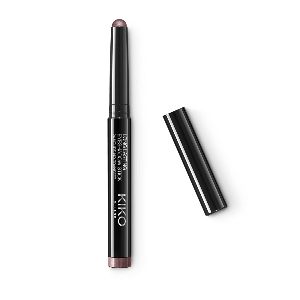 Kiko Milano Long Lasting Eyeshadow Stick - 24-Hour Wear, Transfer-Proof, Creamy Blendable Formula with Argan Oil, No-Transfer, Easy Application - 14 Rosy Brown - 1.64g