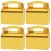 Oletx 30-Pack Gold Party Favor Treat Boxes, Goodie Boxes, Gable Paper Gift Boxes with Handles. Perfect for Wedding, Birthday, Graduation, Babyshower.
