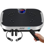 AXV Vibration Plate Exercise Machine Whole Body Workout Vibrate Fitness Platform Lymphatic Drainage Machine for Weight Loss Shaping Toning Wellness Home Gyms Workout