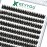 Lash Clusters 96pcs Individual Lashes D Curl 10mm Cluster Lashes KEYYOU Volume Wispy Lash Extension Soft&Comfortable Easy DIY at Home(Y10,D-10mm)