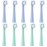 CILGEWH Replacement Toothbrush Heads 10 Pack Compatible with Colgate Hum Connected Smart Battery Electric Toothbrush Head,5 Blue+5 Green