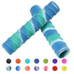 Ayaport Kayak Paddle Grips Non-Slip Silicone Wraps Blister Prevention Kayaking Accessories for Take-Apart Paddles (Blue-Green)