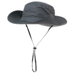 Comhats UPF 50 Sun Hats Wide Brim Summer Safari Hat Fishing Hiking Boonie Hats for Men Waterproof Dark Grey Large X-Large XX-Large XL XXL Oversize