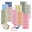 100PCS Elastic Hair Accessories - Seamless Cotton Hair Bands, Soft Ponytail Holders for Thick/Thin Hair, No Damage Morandi Color Elastics for Women and Girls