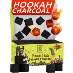 Hookah Charcoal Hookah Coals for Hookah Coconut - 20 Count & 10 oz - Premium Quality 25mm (1x1x1 in) - 100% Natural Coconut Charcoal Hookah Cubes - NOT Quick Light Shisha Charcoal