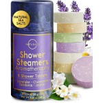 Shower Steamers Aromatherapy - Birthday Gifts for Women and Men - Shower Bombs Aromatherapy, Spa Day Essentials, Relaxation Spa Gifts - Self Care Stocking Stuffers (Lavender 8 Count)