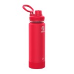 Takeya Actives Water Bottle with Spout Lid - Bottle with Double Stainless Steel Insulation - Dishwasher Safe & BPA-Free - Bottle with Spout Lid & Removable Bumper - 24 oz, Watermelon