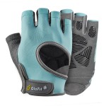 Glofit Workout Gloves for Women Men, Lightweight Weight Lifting Glove Breathable Fingerless Gym Gloves, Exercise, Fitness, Training, Cycling