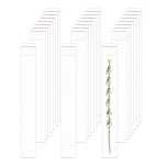 BornFeel Long Cello Bags 1\'\' x 8\'\' 100pcs Self Adhesive Plastic Bags Clear Cellophane Bags 1mil for Candy Gifts Favors Pen Jewelery Samples Beads
