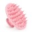 Meartchy Silicone Scalp Massager Shampoo Brush, Scalp Brush for Hair Growth & Dandruff Removal, Hair Scrubber Scalp Stimulator Exfoliator Brush with Soft Bristles for Wet Dry Scalp Care (Pink)