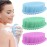 3 Pack Silicone Body Scrubber, Exfoliating Body Scrubber Fit for Sensitive and All Kinds of Skin, Soft Silicone Loofah, Clean and Sanitary Rapid Foaming