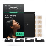 Intake Breathing Magnetic Nasal Strips Starter Kit (30 Count, Black) - Boost Oxygen Intake, Reduce Snoring, Improve Sleep Quality - Sweat Resistant, Nasal Strips - Extra Strength Snoring Solution