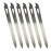 Nail Files for Natural Nails (6 Pack), Metal Nail File 5.5 Stainless Steel Thin Durable Nail Filer with Curved Sharp Pointed Tip Double Sided Manicure Pedicure Toenails Tools