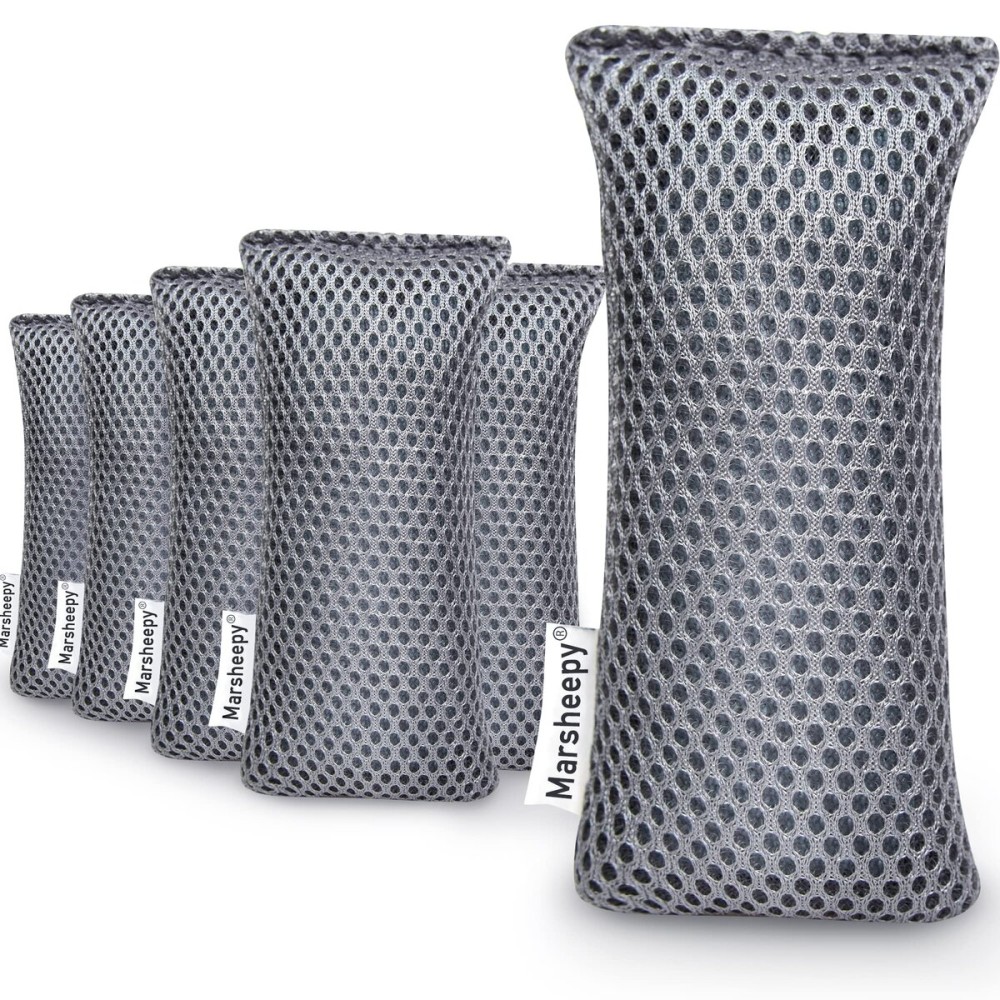 Marsheepy 6 Pack Shoe Odor Eliminator Bags, Boxing Glove Deodorizer, Absorbs Stink and Moisture, Grey Stick Odor Absorbers for Shoes, Gloves, and Sports Gear