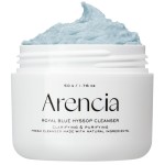 ARENCIA Hyssop Brightening & Deep-Cleansing Face Scrub & Exfoliator - All Skin Types, For Sebaceous Filaments & Blackheads (1.76oz)