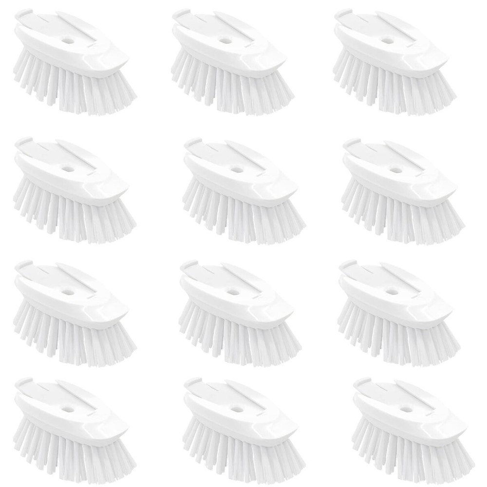 Dish Brush Refills, 12 Pack Dish Brush Replacement Head, Brush Dispenser Refill Fits Soap Dispensing Handle