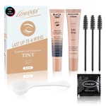 Lomansa Lash Color Kit Instant Black Eyelash Color 8ml Easy to Use with Natural Results for Beginner Salon Beauty