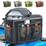 Skywin Kayak Cooler Behind Seat, Waterproof Cooler for Kayaking, Compatible with Lawn-Chair Style Seats, Store Drinks and Keeps Them Cool All Day (Black)