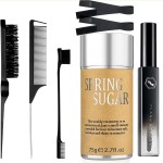 7 Pcs Hair Wax and Edge Control Set for Women - Flyaway Styling Products Includes Wax Stick, Hair Finishing Stick, Comb, Elastic Bands for Wig Edges